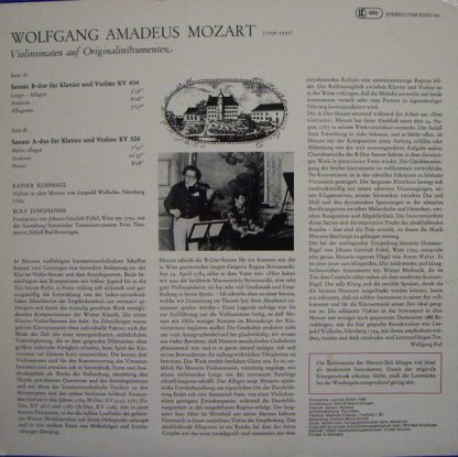 FSM FSM 53 631 toc - Violinsonaten Auf Originalinstrumenten - Image 2
