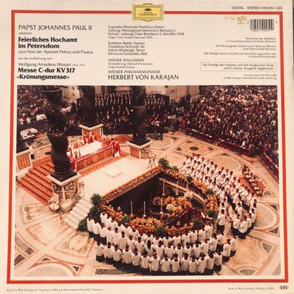 Deutsche Grammophon 419 095-1 - Zelebriert: Feierliches Hochamt - Image 3