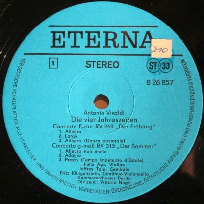 Eterna 8 26 857 - Le Quattro Stagioni - Die Vier Jahreszeiten - Image 3