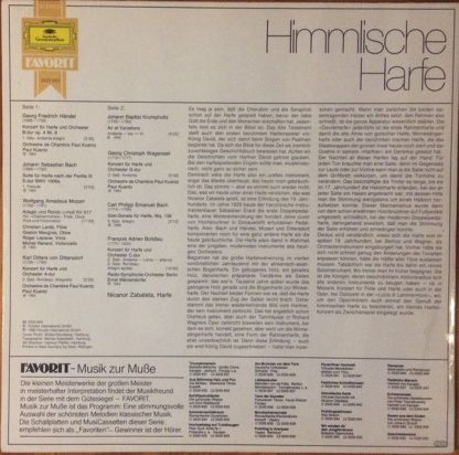 Deutsche Grammophon 2535 643 - Himmlische Harfe. Virtuose Konzer - Image 2