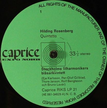 CAPRICE RIKS LP 21 - Grammofonkonsert 1972 - Image 5