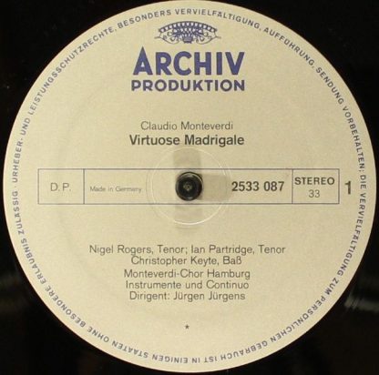 Archiv Production 2533 087 - Virtuose Madrigale - Image 3
