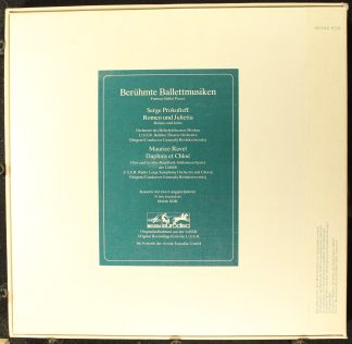 Eurodisc 86 846 XDK - Berühmte Ballettmusiken: Daphnis Et Chloé