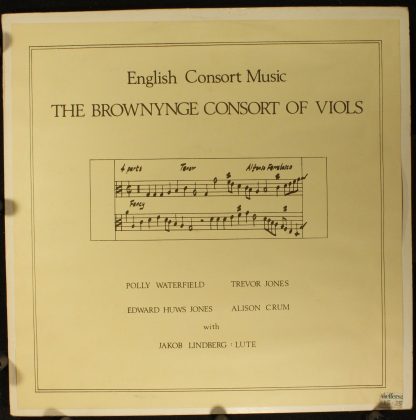 Not On Label - - English Consort Music - The Brownynge Consort O