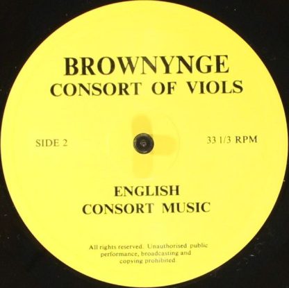 Not On Label - - English Consort Music - The Brownynge Consort O - Image 4