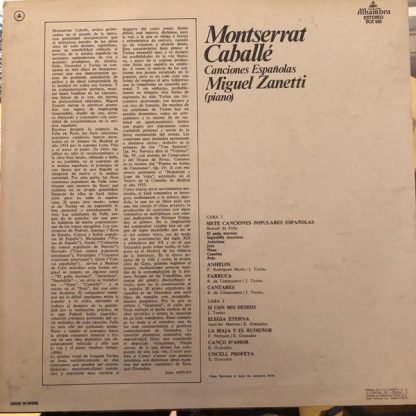 Alhambra (2) SCE 981 - Canciones Españolas - Image 2