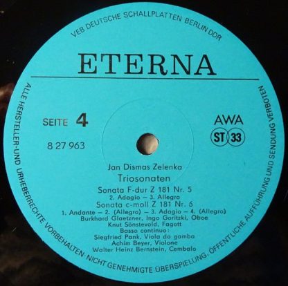 Eterna 8 27 962-63 - Sechs Triosonaten - Image 8
