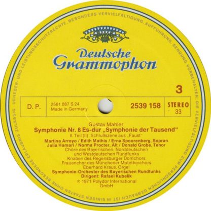 Deutsche Grammophon 2726 053 - Symphonie Nr. 8 · Symphonie Nr. 1 - Image 4