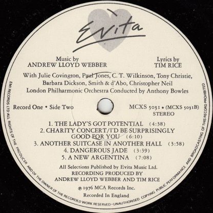 MCA Records MCX 503 - Evita - Image 5