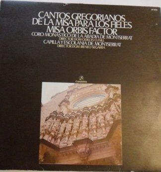 Columbia CP 9158 - Cantos Gregorianos De La Misa Para Los Fieles