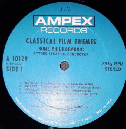 Ampex Records A-10129 - Classic Film Themes (Ettore Stratta Cond - Image 3