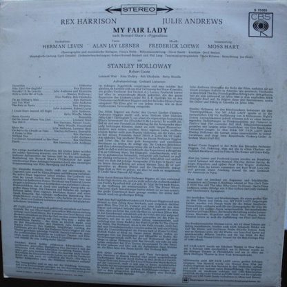 CBS S 70 005 - My Fair Lady - Original Cast, Recorded In London - Image 2