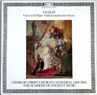 L'Oiseau-Lyre DSLO 554 - Gloria In D Major • Nulla In Mundo Pax