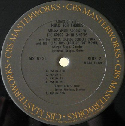 Columbia Masterworks MS 6921 - Music For Chorus - Image 6