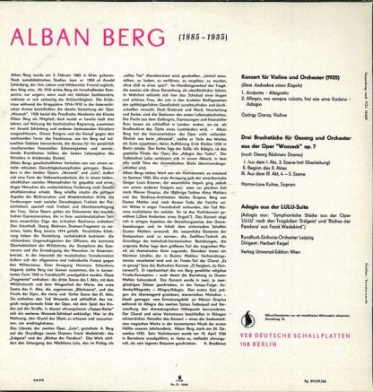 Eterna 8 20 538 - Konzert Für Violine Und Orchester (1935) / 3 B - Image 2