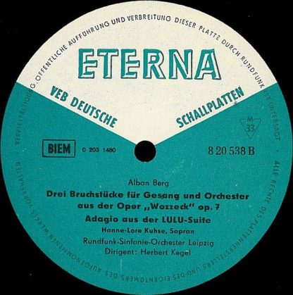 Eterna 8 20 538 - Konzert Für Violine Und Orchester (1935) / 3 B - Image 4