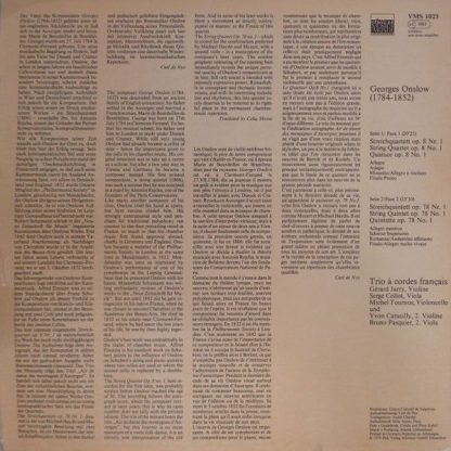 Schwann Musica Mundi VMS 1023 - Streichquartette Op. 8 Nr. 1 / S - Image 2