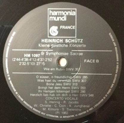 harmonia mundi France HM 1097 - Kleine Geistliche Konzerte - Image 5