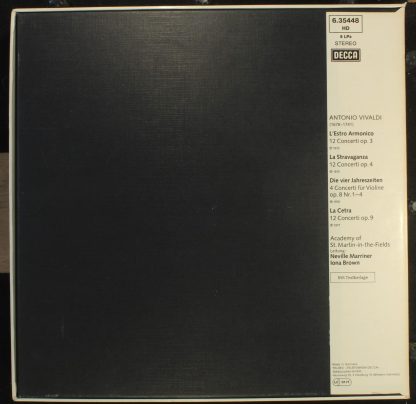 DECCA 6.35448 - L'Estro Armonico / La Stravaganza / Die Vier Jah - Image 2
