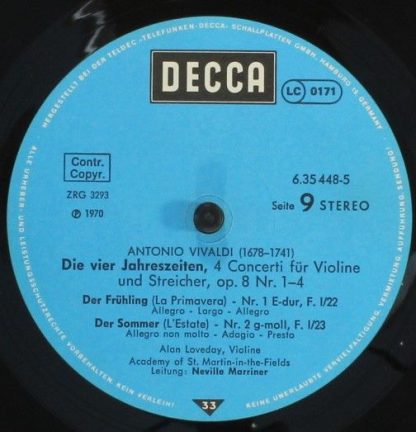 DECCA 6.35448 - L'Estro Armonico / La Stravaganza / Die Vier Jah - Image 11