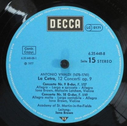 DECCA 6.35448 - L'Estro Armonico / La Stravaganza / Die Vier Jah - Image 17