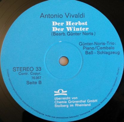 Grünenthal TST 76 367 - Antonio Vivaldi  4 seasons - Der Herbst - Image 4
