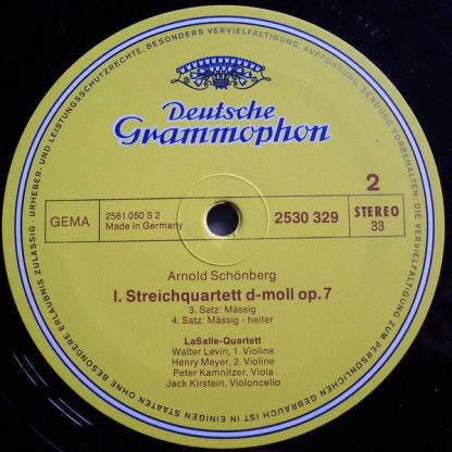 Deutsche Grammophon 2530 329 - Streichquartett D-Moll Op.7 · Str - Image 4