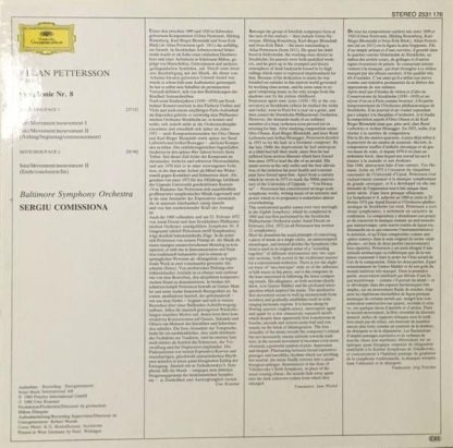 Deutsche Grammophon 2531 176 - Symphony No. 8 - Image 2