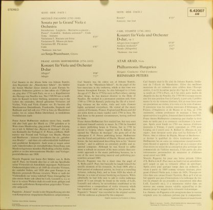 Telefunken 6.42007 - Viola Concertos - Image 4