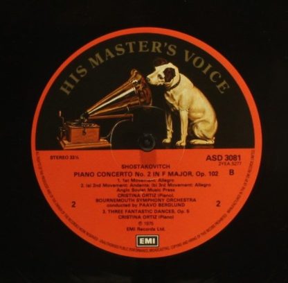 His Master's Voice ASD 3081 - Concerto For Piano, Trumpet & Stri - Image 4