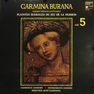 harmonia mundi France HM 339 - Carmina Burana - Version Original