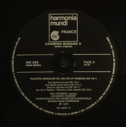 harmonia mundi France HM 339 - Carmina Burana - Version Original - Image 5