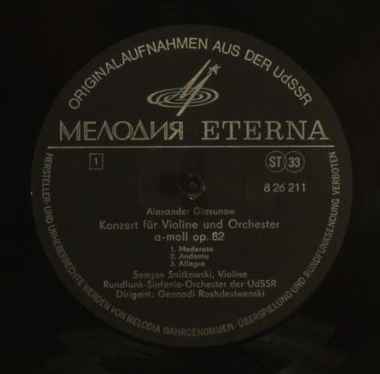 Melodia Eterna 8 26 211 - Violinkonzert A-moll Op. 82 / Violinko - Image 3