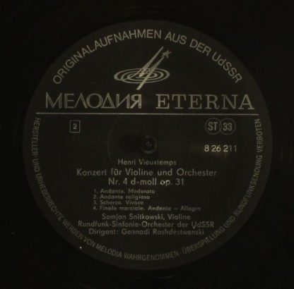 Melodia Eterna 8 26 211 - Violinkonzert A-moll Op. 82 / Violinko - Image 4