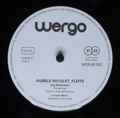 WERGO WER 60 052 - Flöte - Image 4