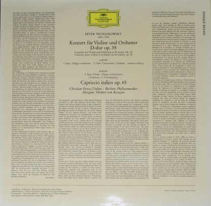 Deutsche Grammophon 139 028 SLPM - Violinkonzert D-dur Op.35 · C - Image 2