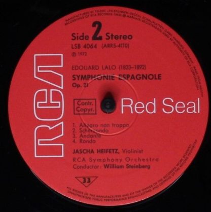 RCA LSB 4064 - Henri Wieniawski - Violin Concerto No. 2 / Édouar - Image 4