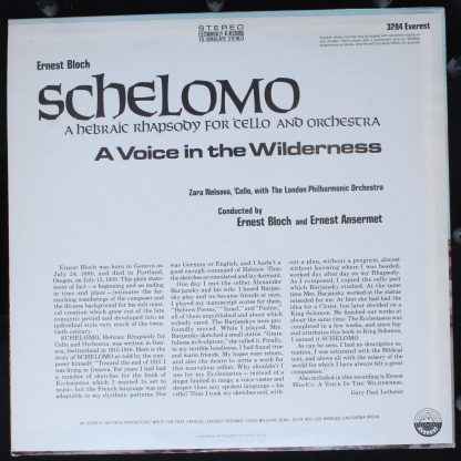 Everest SDBR 3284 - Voice In The Wilderness / Schelomo - Image 2