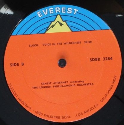 Everest SDBR 3284 - Voice In The Wilderness / Schelomo - Image 4