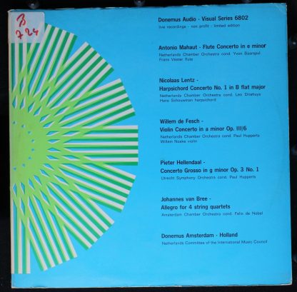 Donemus DAVS 6802 - Flute Concerto In E Minor / Harpsichord Conc