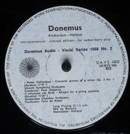 Donemus DAVS 6802 - Flute Concerto In E Minor / Harpsichord Conc - Image 6