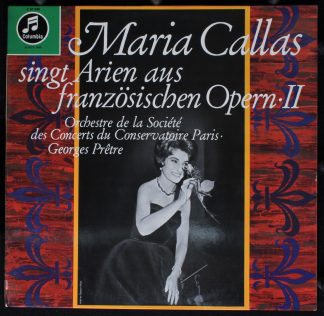 Columbia C 91 246 - Maria Callas Singt Arien Aus Französischen O