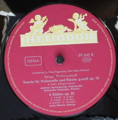 HELIODOR 89 645 - Sonate Für Violoncello Und Klavier G-moll Op. - Image 4