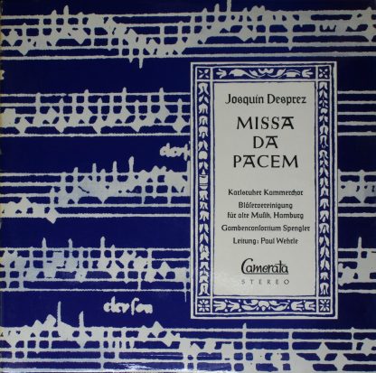Camerata (2) CMS 30040 - Missa Da Pacem