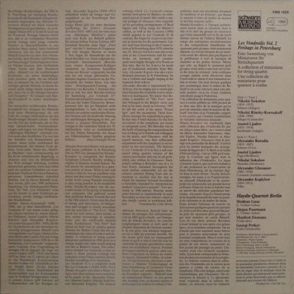 Schwann Musica Mundi VMS 1029 - Les Vendredis Vol. II - Freitags - Image 2