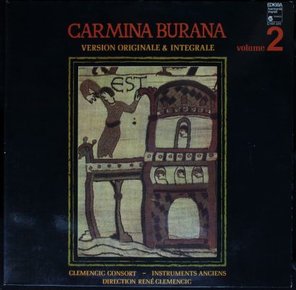 Harmonia Mundi EHM 336 - Carmina Burana. Version Originale & Int