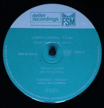 FSM FSM 53 314 - Carmina Burana 3.Folge Gesamtaufnahme Nach Der - Image 5