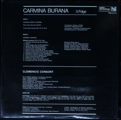 FSM FSM 53 314 - Carmina Burana 3.Folge Gesamtaufnahme Nach Der - Image 2