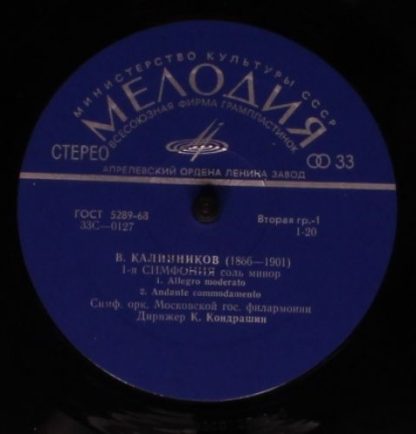 33С 0127—28 - Симфония № 1 Соль Минор - Image 3