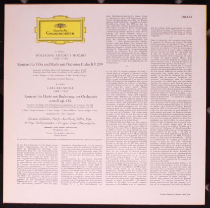 Deutsche Grammophon 138 853 - Konzert Für Flöte Und Harfe • Konz - Image 2